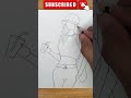 Draw a girl shorts youtubeshorts tajikisketch