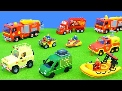 Fireman Sam: Fire Engine Toys Ride On The Road | Play & Fun Toy Vehicles For Kids