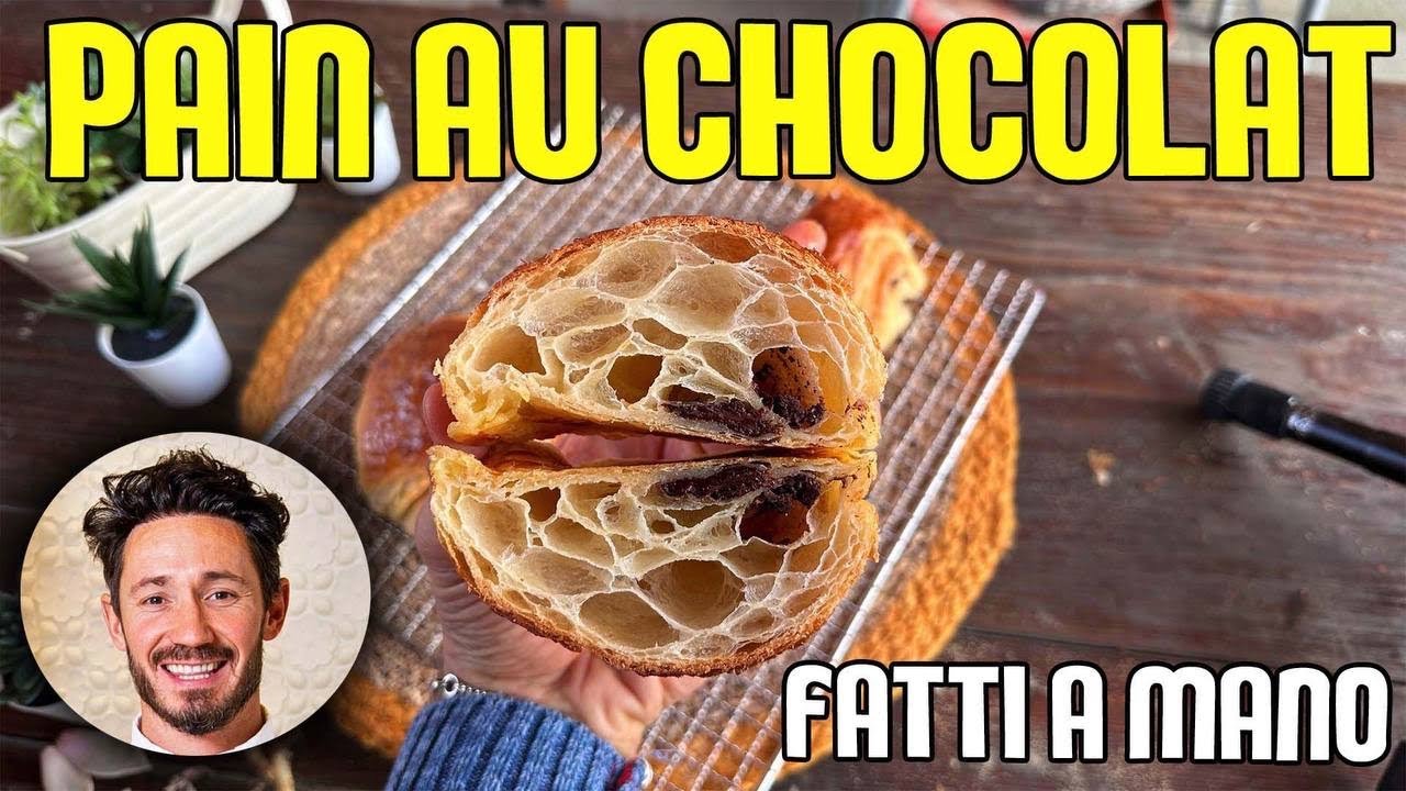 PAIN AU CHOCOLAT - sfogliatura a mano RISULTATO GARANTITO * ispirato a CÉDRIC GROLET *