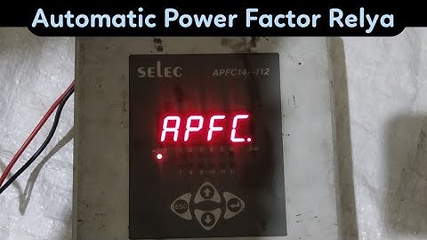 Automatic power factor controller relay | Selec APFC 147-112 relay in punjabi | Electrical safety