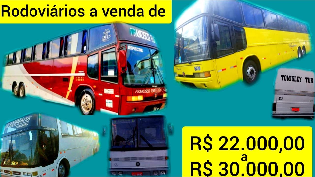 ÔNIBUS RODOVIÁRIOS DE R$ 22 000,00 a R$ 30 000,00 A VENDA NA OLX - YouTube