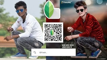 Snapseed QR Code Photo Editing || QR Code Se Photo Editing || Snapseed Preset || Scan Your Editing