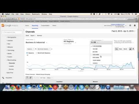 How to Use the Google Analytics Benchmarking Feature