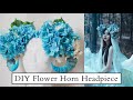 DIY Tutorial Amazon-Cardboard-Aries-Horn-Flower Headpiece (Accessories for Fantasy-Photoshoots)