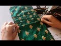 Blouse Sleeve design cutting and stitching