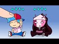 Anime Chibi Fnf vs Finger || Friday Night Funkin' Animation || Sarv and boyfriend