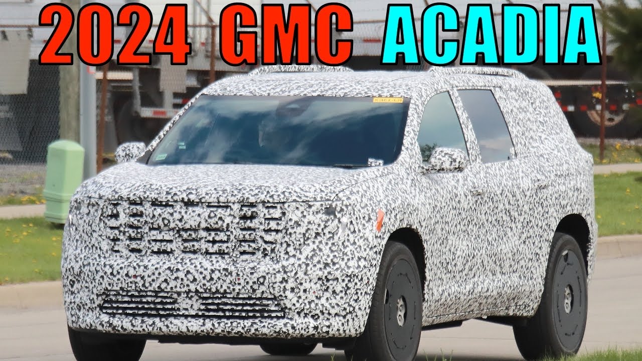 Release of the 2024 GMC Acadia