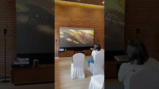 Julycode 130-Inch Ust Laser Projection All-In-One Cabinet