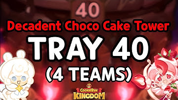 Gids voor een decadente chocoladetaarttoren (40 stuks) | 4 beste teams om de baas te verslaan