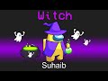 امونق اس بس انا ساحرة مع اليوتيوبر Among Us Witch 