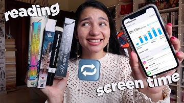 SWAPPING MY SCREEN TIME FOR READING📱🔁📚