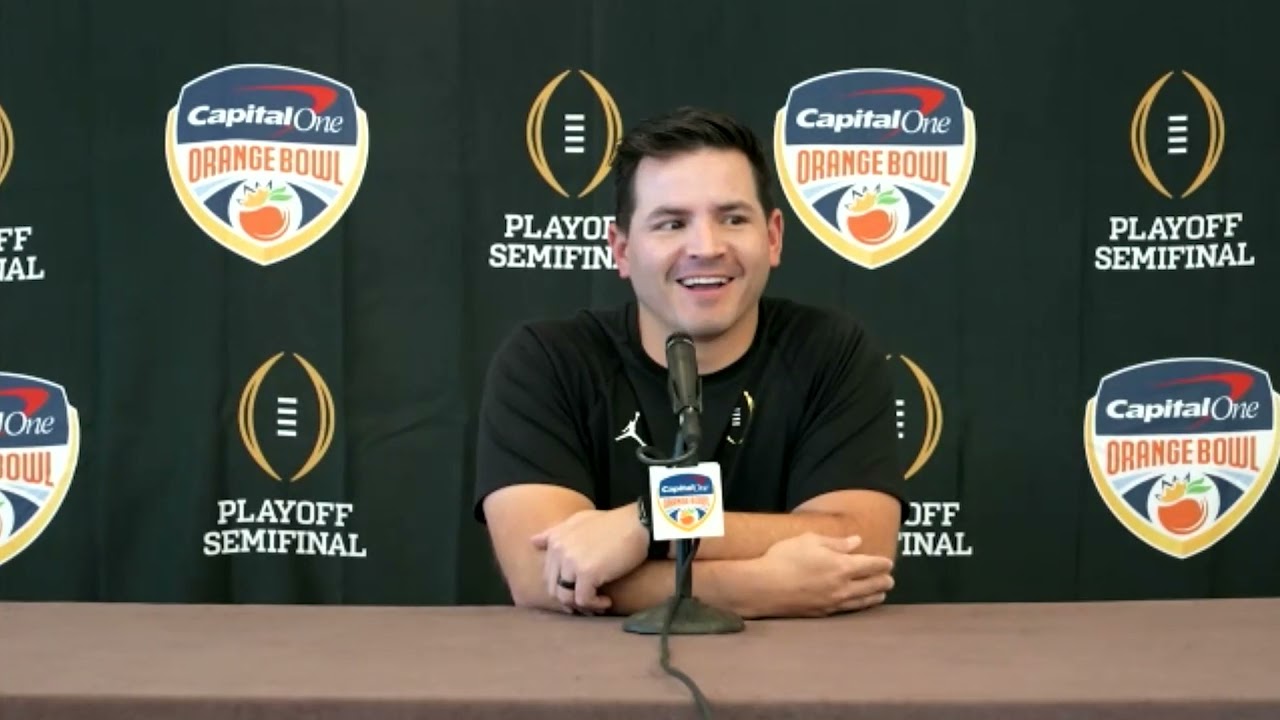 Michigan D.C. Mike Macdonald Talks Georgia, Orange Bowl, His Defense And More