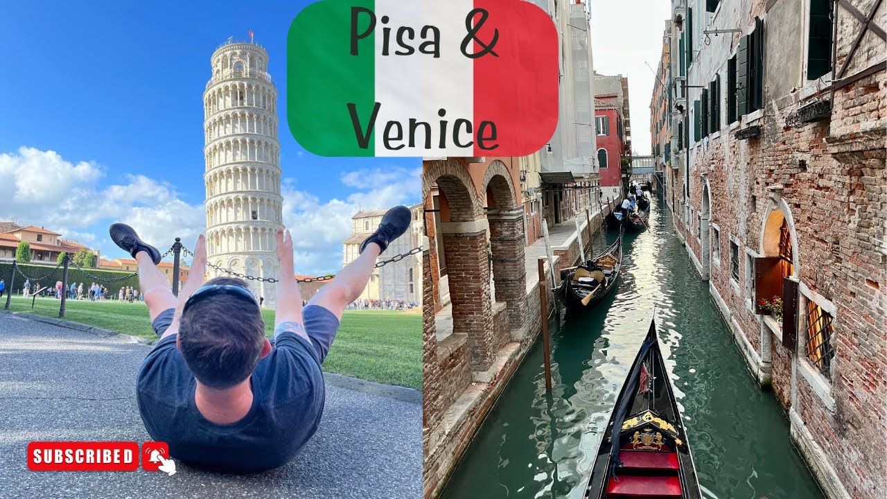 Day 7: Italy in a Day: Pisa’s Leaning Tower, Venice Canals & Italian cuisine 🇮🇹