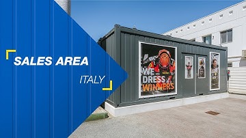 Flexible sales rooms and offices for HRX Italy | CONTAINEX