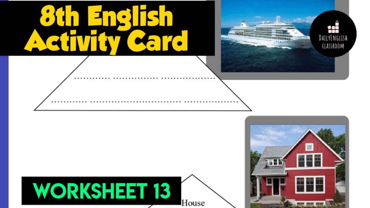 8th-english-activity-card-worksheet-13-dailyenglish-classroom-youtube