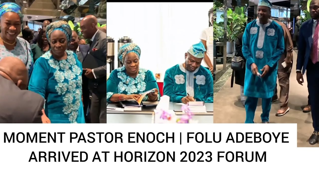How pastor Adeboye and Wife Arrived at Horizon 2023 Forum