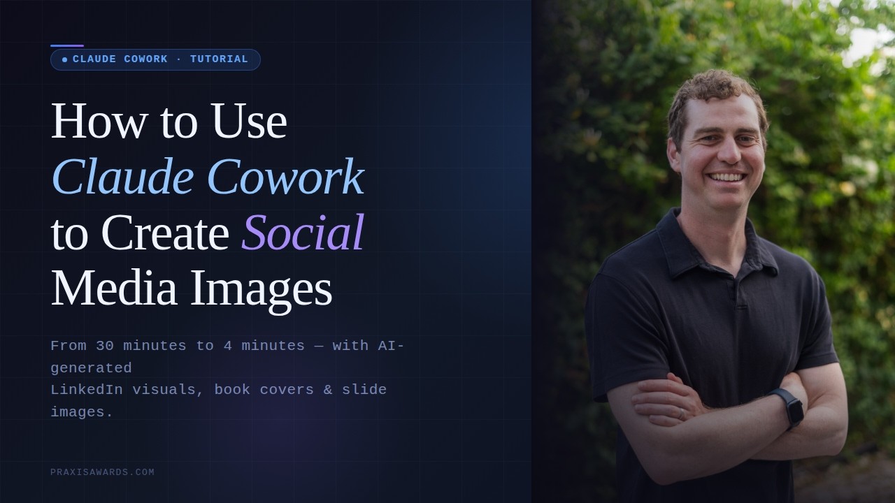 How to Use Claude Cowork to Create Images for Social Media - YouTube