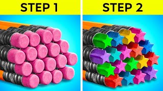 Craziest School Hacks  Genius Diy School And Creative Girly Tricks By 123go Gold