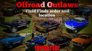 Offroad Outlaws Field Find Order Location V4 0 Updated All 9 Field Finds Youtube