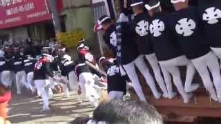 2015 0918 00156 2回目試験曳き カンカン場 中町 岸和田だんじり祭