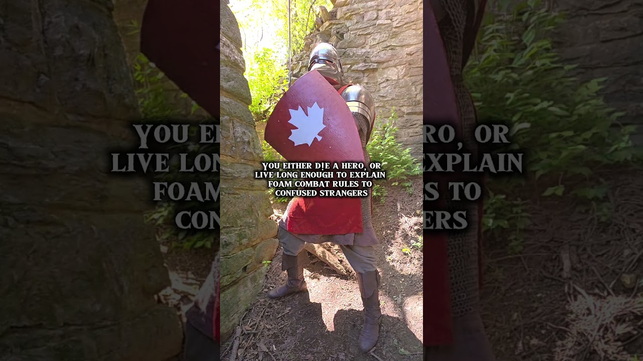 Listen some of those rulesets are quite intricate ok#medieval #cosplay #knight #bannerlord #canada