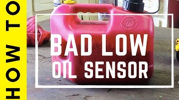 Generac Bad Low Oil Sensor