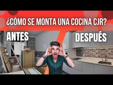 💥 CAMBIO TOTAL 💥 el antes y despues de una cocina blanca Cocinas CJR