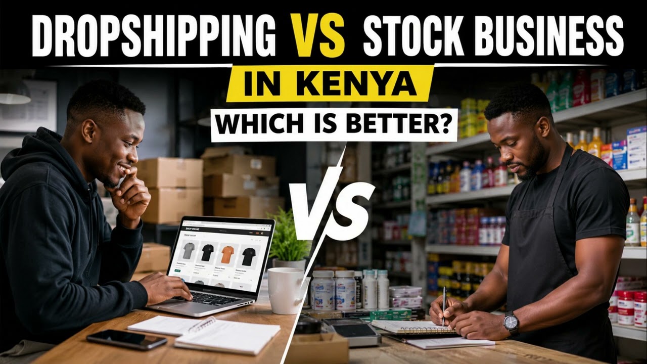 Still from Dropshipping vs Stock Business in Kenya (Which Makes More Money?)