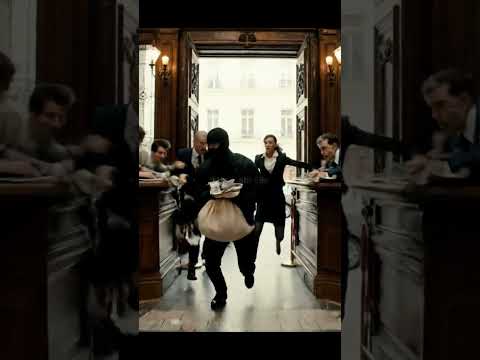 سرقة البنك في لحظات هروب صاعق