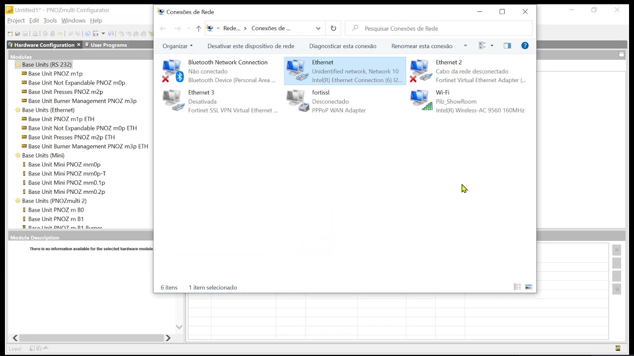 PNOZmulti Configurator - Diagnósticos