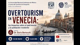 Conferencia: "Overtourism en Venecia. Los impactos sobre el patrimonio y la población residente"