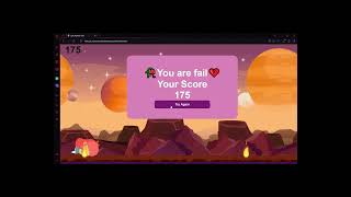 JavaScript 2D Game | Cute Girl Runner Game | Tharuki Nethdini screenshot 3