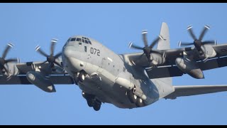 USMC Lockheed Martin KC-130J Hercules 168072 on approach for Moffett Field (RAIDR44)