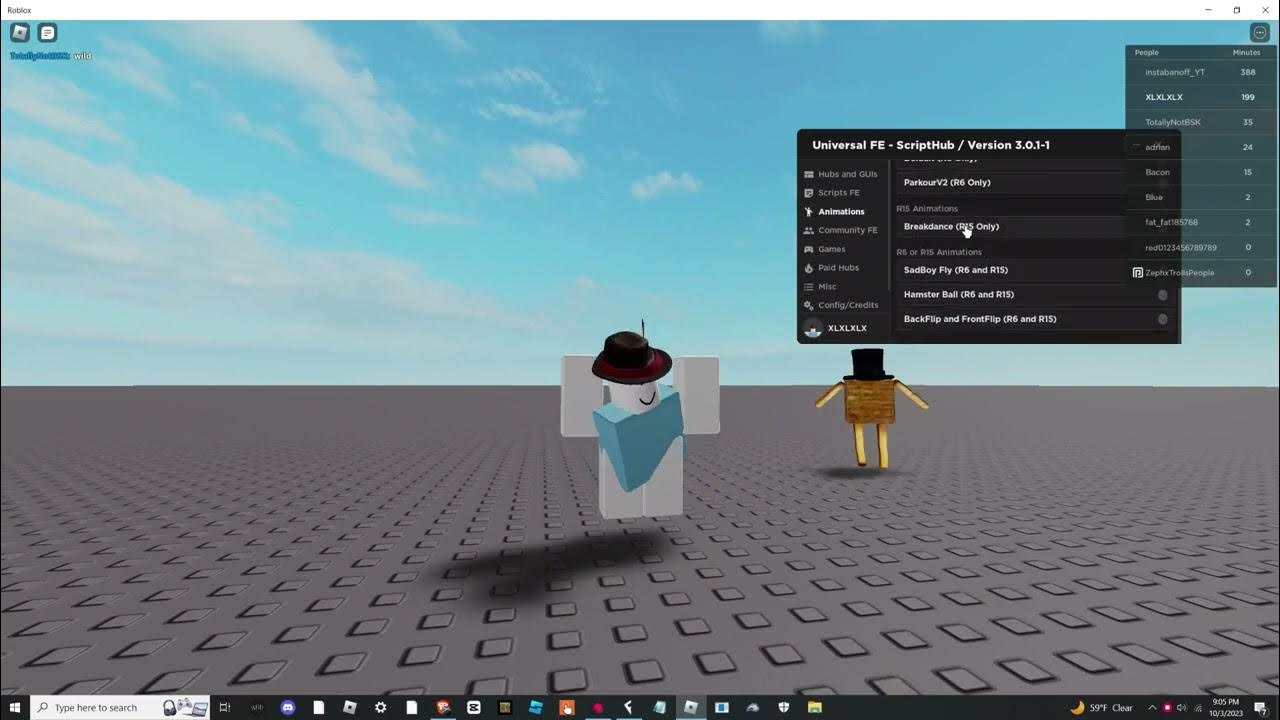 NEW] Universal FE Script, Dance R6, ECT, Roblox Scripts [PASTEBIN