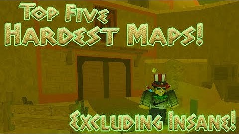 Roblox - Flood Escape 2 - Top 5 Hardest Maps (Excluding Insane)