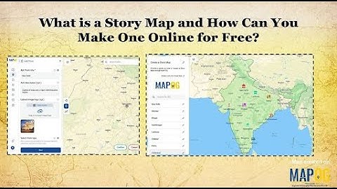 What is a Story Map & How to make it online for Free #mapog #technology #story #mapping #nocode #map