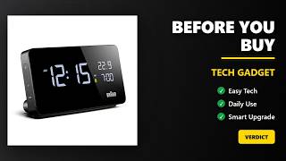 Braun Digital Alarm Clock Review