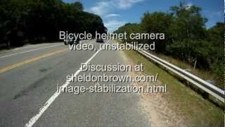 Image stabilization demo, unstabilized