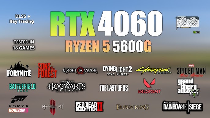 Comparing GTX 1060, RTX 2060, RTX 3060, and RTX 4060 in latest games! —  Eightify