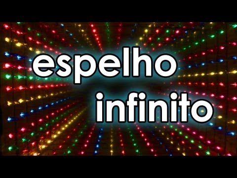 Como fazer um espelho infinito (EXPERIÊNCIA de ÓTICA)