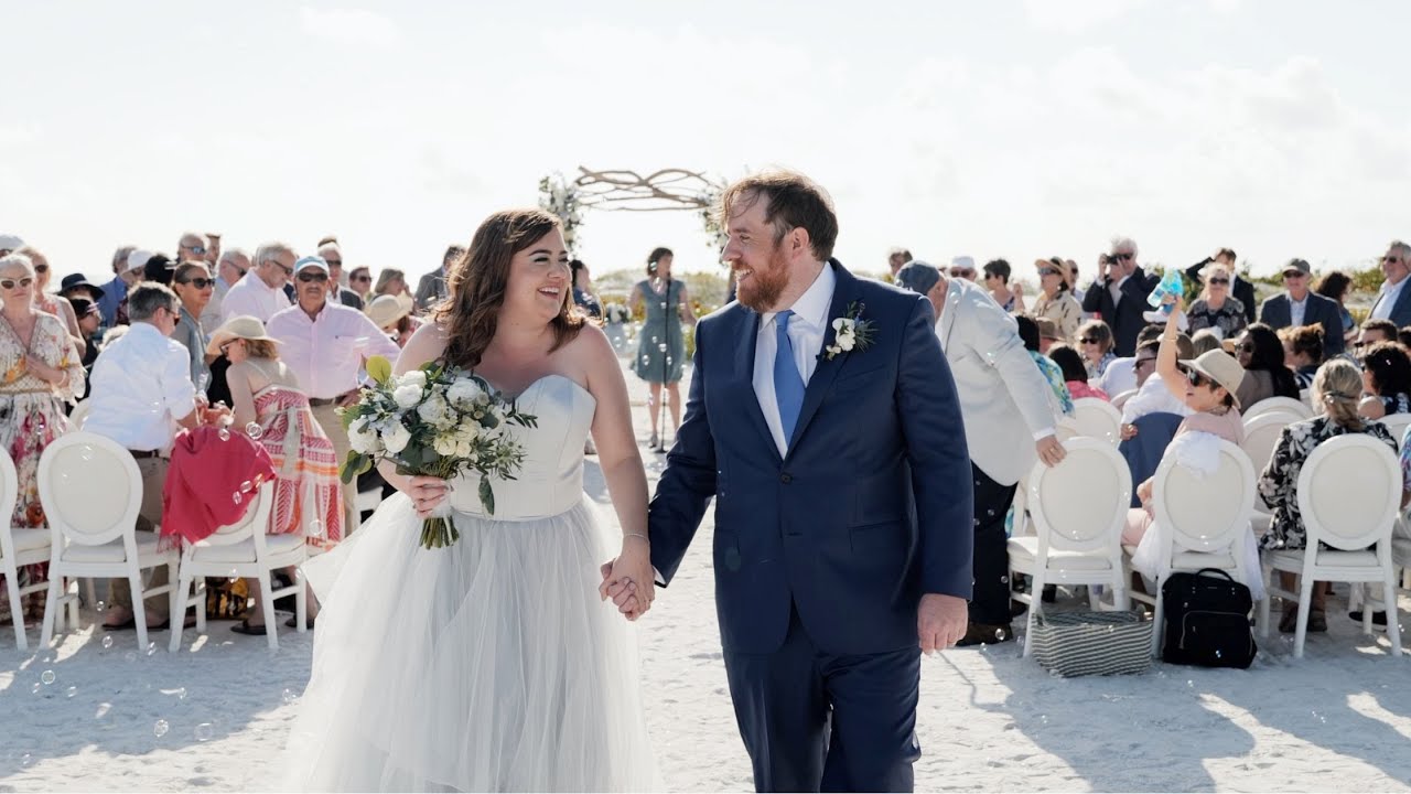 St. Pete Beach Wedding with Vows worthy of a Swiftie🧡 | Hillary & Dylan