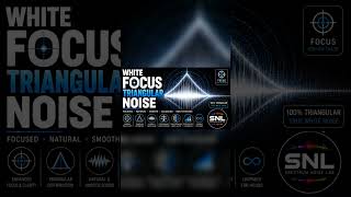 White Triangular Noise for Focus #TriangularNoise #WhiteNoise #FocusNoise #SoundMasking