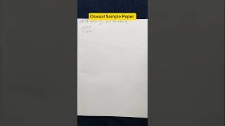 Oswaal Sample Paper - 2 #youtubeshorts #class10 #maths #pyq #exam #education