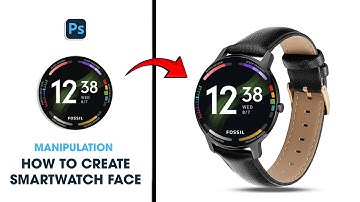 Adobe Photoshop 2025 Tutorials - How to create a smart watch face mockup
