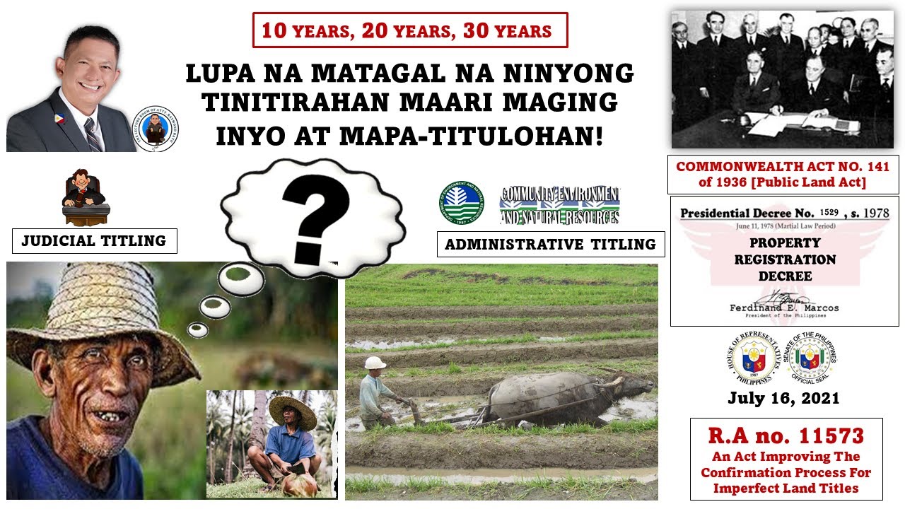 LUPA NA MATAGAL NA NINYO TINITIRAHAN, PWEDE MAGING INYO AT MAPA-TITULOHAN