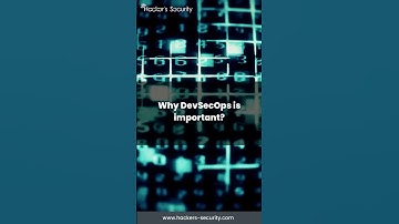 Why DevSecOps is important? #devsecops #security #cybersecurity #cyber #shorts #shortsvideo