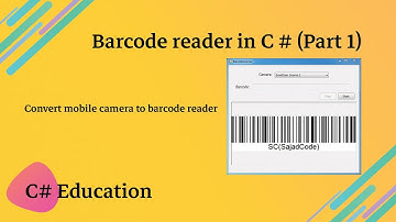 BARCODE SCANNER IN C# (Part 1)