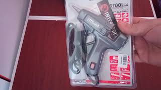 Клеевой пистолет INTERTOOL RT (1101) (20v) (обзор, сравнение), проверяем в работе.