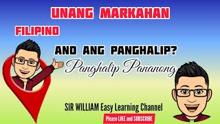 PANGHALIP PANANONG | SIR WILLIAM Easy Learning Channel