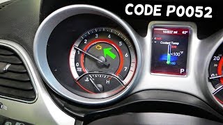 CODE P0052 HO2S HEATER CONTROL CIRCUIT HIGH BANK2 SENSOR 1 DODGE JEEP CHRYSLER